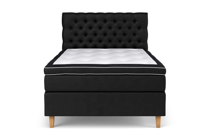 Celine Sängpaket 140x200cm, Svart/Sammet