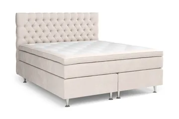 Celine Sängpaket 180x200 cm - Beige / Sammet - Products - Möbler - Säng - Kontinentalsäng