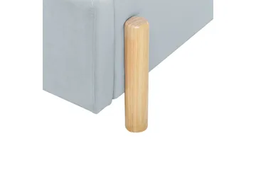 Diantha Sängram 90x200 cm - Blå/Ljust trä - Products - Möbler - Säng - Sängram & sängstomme