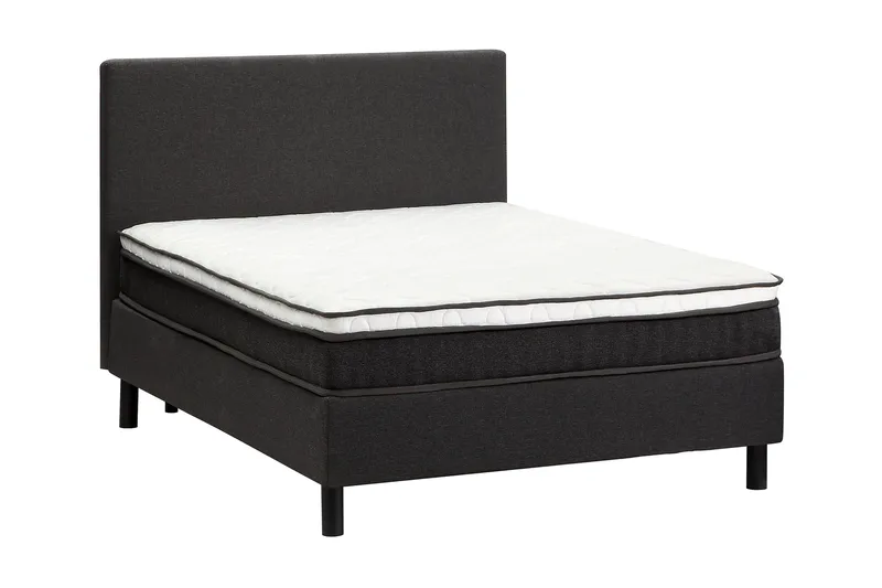 Divine Komplett Sängpaket 140x200 cm Med sänggavel - Mörkgrå - Products - Möbler - Säng - Kontinentalsäng