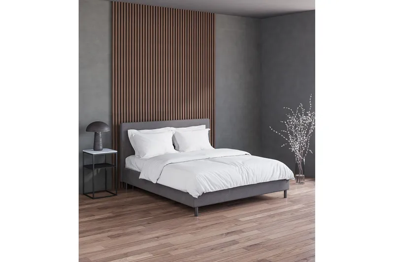 Divine Komplett Sängpaket 180x200 cm - Grå - Products - Möbler - Säng - Kontinentalsäng