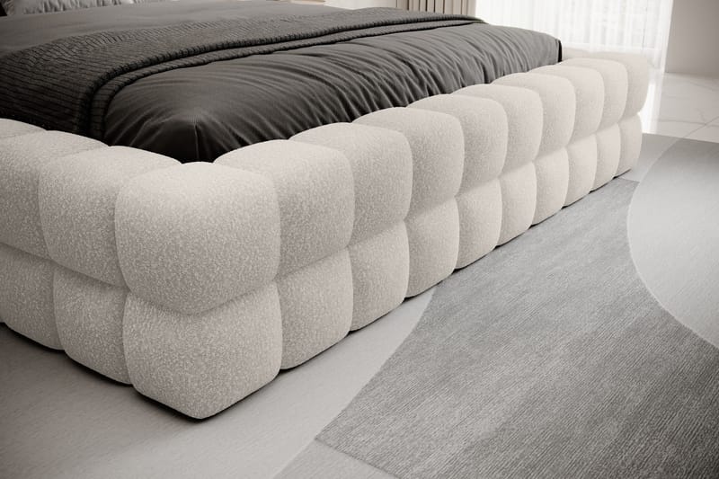 Dizzle Sängram 180x200 cm - Vit - Products - Möbler - Säng - Säng med förvaring