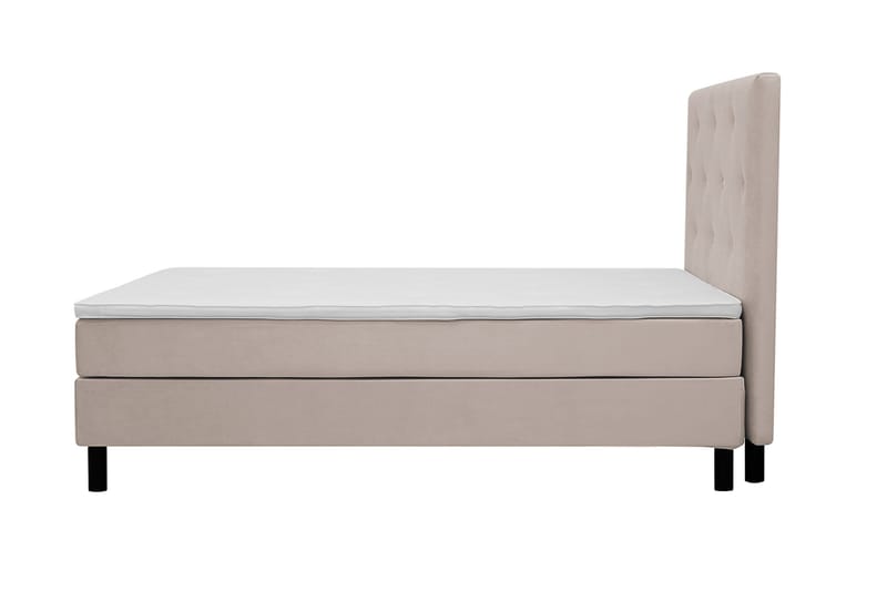 Dream Komplett Sängpaket 140x200 cm Assymetriska knappar - Beige - Products - Möbler - Säng - Kontinentalsäng