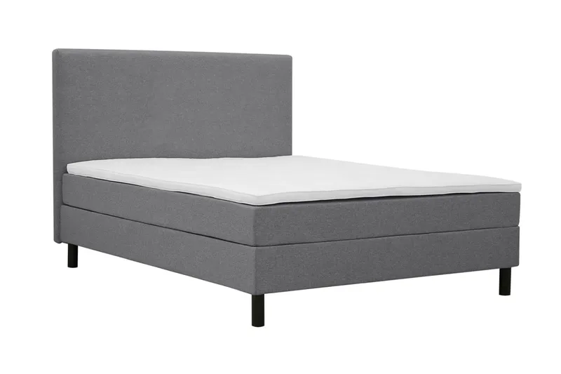 Dream Komplett Sängpaket 160x200 cm Slät Sänggavel - Grå - Products - Möbler - Säng - Enkelsäng
