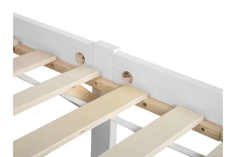 Florac Sängram 140x200 cm - Vit - Products - Möbler - Säng - Dubbelsäng