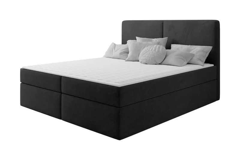 Garris Sängpaket Kontinentalsäng 160x200 cm, Svart