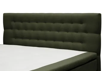 Hilton Komplett Sängpaket 180x200 cm Kontinentalsäng med diamant sänggavel - Grön - Products - Möbler - Säng - Kontinentalsäng