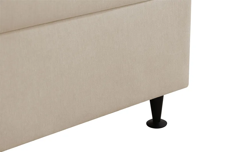 Hilton Plus Komplett Sängpaket med Förvaring 160x200 cm - Beige - Products - Möbler - Säng - Enkelsäng