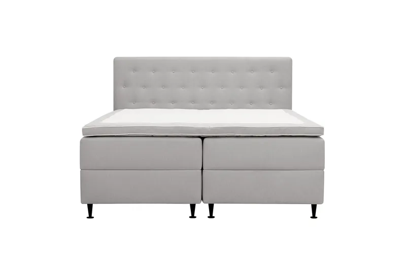 Hilton Plus Komplett Sängpaket med Förvaring 180x200 cm, Grå