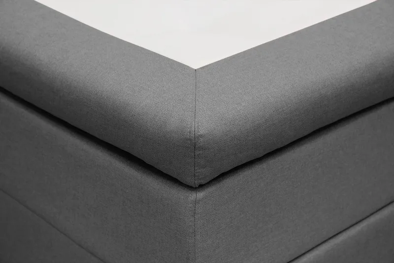 HVILA Classic Komplett Sängpaket 180x200 cm Kontinentalsäng med rutad sänggavel - Grå - Products - Möbler - Säng - Kontinentalsäng