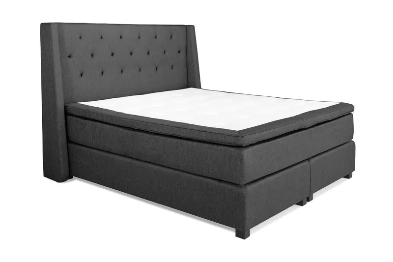 Imperia Kontinentalsäng 180x200 - Mörkgrå - Products - Möbler - Säng - Kontinentalsäng