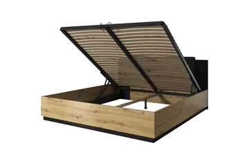 Joannie Kontinentalsäng 160x205 cm - Brun - Products - Möbler - Säng - Säng med förvaring