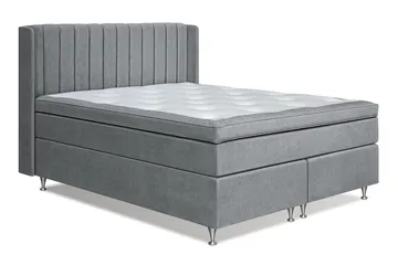 Joluma Sängpaket Fast 180x200 cm - (+Fler val) 180x200 cm Grå - Products - Möbler - Säng - Kontinentalsäng