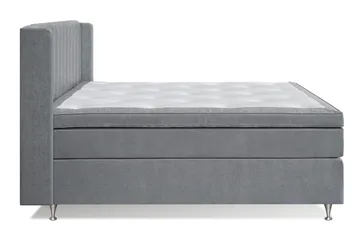 Joluma Sängpaket Fast/Medium 160x200 cm - (+Fler val) 160x200 cm Grå - Products - Möbler - Säng - Kontinentalsäng