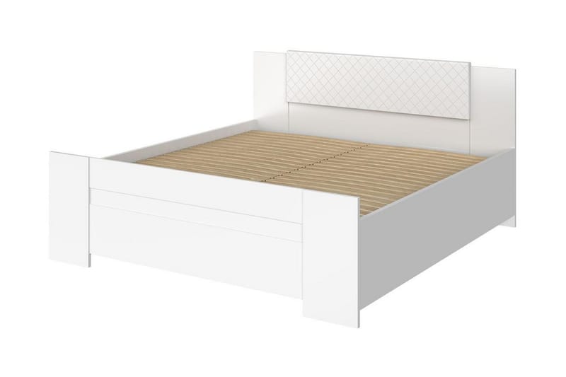 Julissa Ramsäng  Vit - Vit - Products - Möbler - Säng - Dubbelsäng