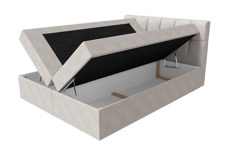 Kramvik Kontinentalsäng 200x200 - Grön - Products - Möbler - Säng - Säng med förvaring