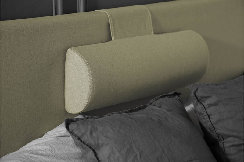 Lucky Komplett Sängpaket 120x200 Memory Slät Sänggavel - Nackkudde Stor Grön - Products - Möbler - Säng - Enkelsäng