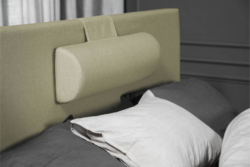 Lucky Komplett Sängpaket 120x200 Memory Slät Sänggavel - Nackkudde Stor Grön - Products - Möbler - Säng - Enkelsäng