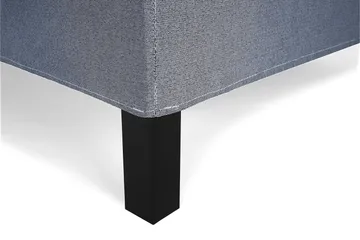 Lucky Komplett Sängpaket 120x200 Skum Slät Sänggavel - Nackkudde Stor Mörkblå - Products - Möbler - Säng - Enkelsäng