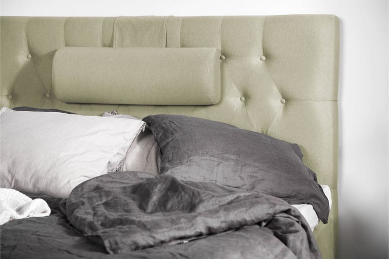 Lucky Komplett Sängpaket 120x200 Polyeter Diamant Sänggavel - Nackkudde Stor Grön - Products - Möbler - Säng - Enkelsäng