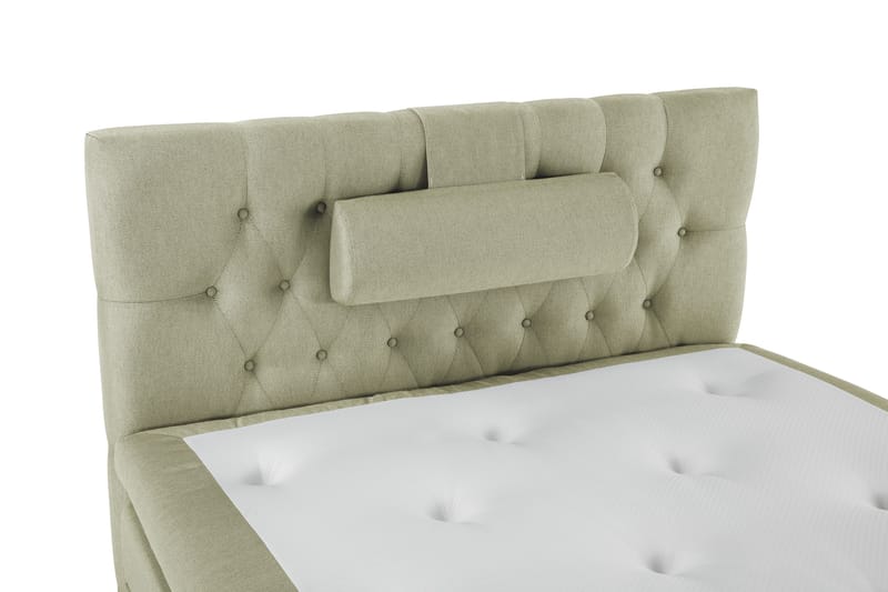 Lucky Komplett Sängpaket 120x200 Polyeter Diamant Sänggavel - Nackkudde Stor Grön - Products - Möbler - Säng - Enkelsäng