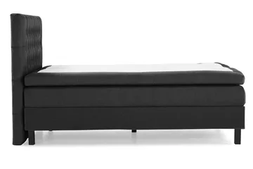 Lucky Komplett Sängpaket 140x200 Memory Diamant - Svart/Grå - Products - Möbler - Säng - Kontinentalsäng