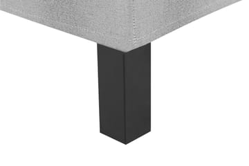 Lucky Komplett Sängpaket 140x200 Memory Slät Sänggavel  N - Nackkudde Stor Mellangrå - Products - Möbler - Säng - Kontinentalsäng