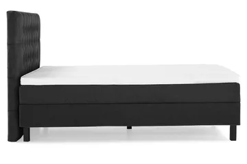 Lucky Komplett Sängpaket 140x200 Skum Diamant - Svart/Grå - Products - Möbler - Säng - Kontinentalsäng