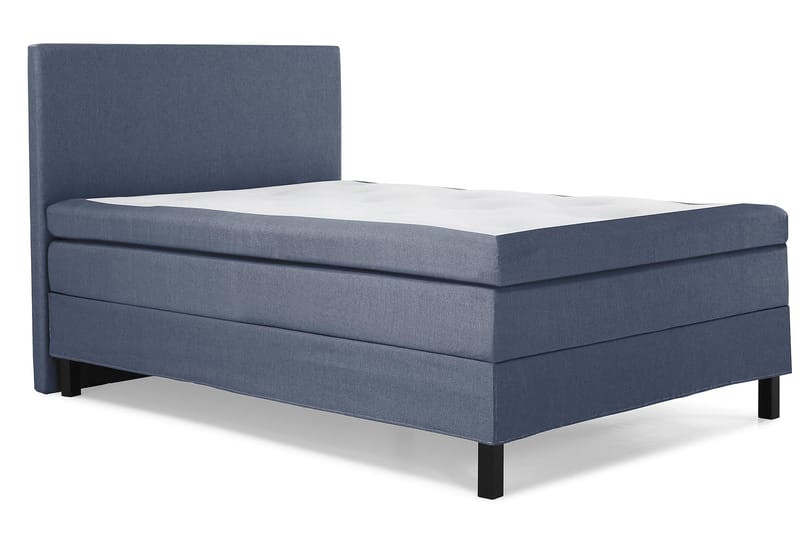 Lucky Komplett Sängpaket 140x200 Polyeter Slät - Mörkblå - Products - Möbler - Säng - Kontinentalsäng