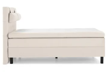 Lucky Komplett Sängpaket 140x200 Polyeter Diamant Sänggavel - Nackkudde Stor Beige - Products - Möbler - Säng - Kontinentalsäng