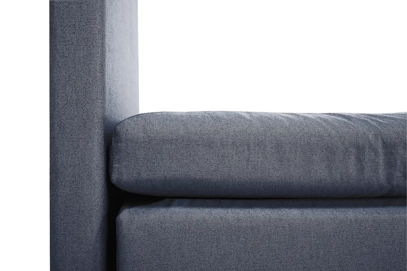 Lucky Komplett Sängpaket 160x200 Memory Slät Sänggavel - Nackkudde Liten Mörkblå - Products - Möbler - Säng - Kontinentalsäng