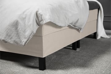 Lucky Komplett Sängpaket 180x200 Latex Diamant Sänggavel - Nackkudde Liten Beige - Products - Möbler - Säng - Kontinentalsäng