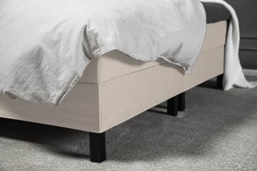 Lucky Komplett Sängpaket 180x200 Skum Diamant Sänggavel - Nackkudde Stor Beige - Products - Möbler - Säng - Kontinentalsäng