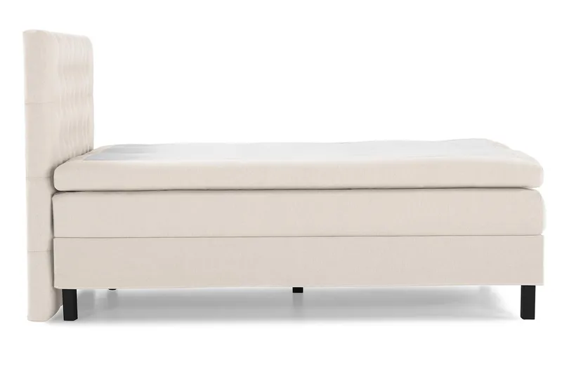 Lucky Kontinentalsäng 140x200Polyeter - Beige - Products - Möbler - Säng - Kontinentalsäng