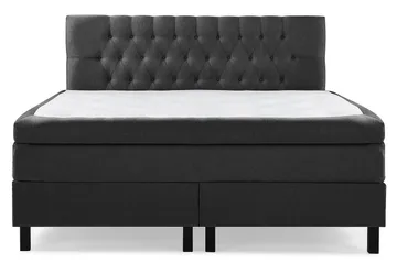 Utan sänggavel - Svart/Grå