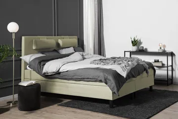 Lucky Sängpaket 150x200 SkumSlät Sänggavel Nackkudde - Nackkudde Stor Grön - Products - Möbler - Säng - Kontinentalsäng