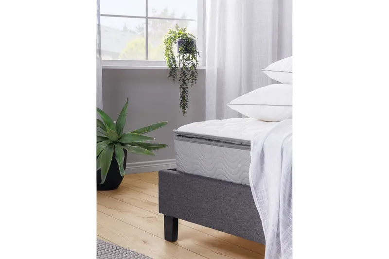 Brathay Resårmadrass Fast 90x200 cm - Vit - Products - Möbler - Säng - Madrass - Resårmadrass & resårbotten