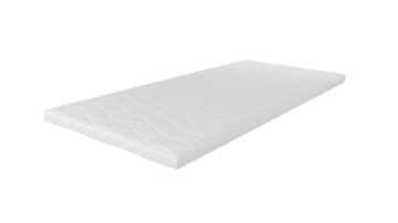 HVILA Foam bäddmadrass i Polyeterskum 90x200 cm – 7 cm Mjuk/Medium, Tvättbar Klädsel