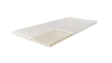 HVILA Punktelastisk Latex Bäddmadrass 90x200 cm – 7 cm Medium/Fast med Tvättbar Klädsel - Products - Möbler - Säng - Madrass - Skummadrass