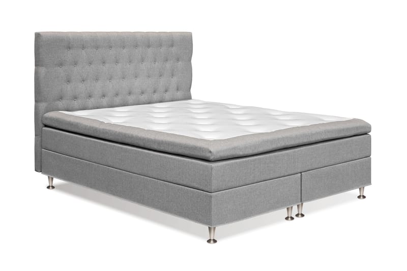 Meja Sängpaket 160x200 - Ljusgrå - Products - Möbler - Säng - Kontinentalsäng