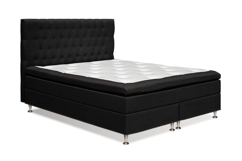 Meja Sängpaket 160x200 - Svart - Products - Möbler - Säng - Kontinentalsäng