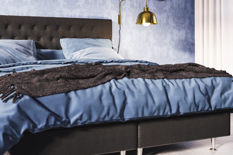Meja Sängpaket 160x200 - Svart - Products - Möbler - Säng - Kontinentalsäng