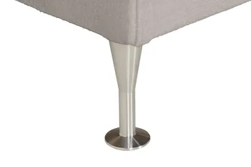 Oslo Lyx Sängpaket Boucle 120x200 Djuphäftad gavel - Grå - Products - Möbler - Säng - Kontinentalsäng