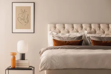 Oslo Lyx Sängpaket Kontinentalsäng 180x200 cm - Ljusbeige - Products - Möbler - Säng - Kontinentalsäng