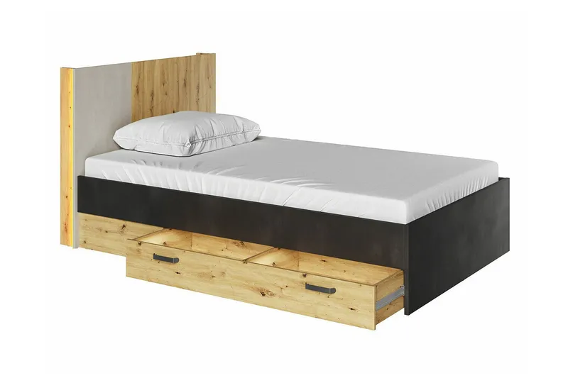 Rathmore Sängram 120x200 cm - Svart - Products - Möbler - Säng - Sängram & sängstomme