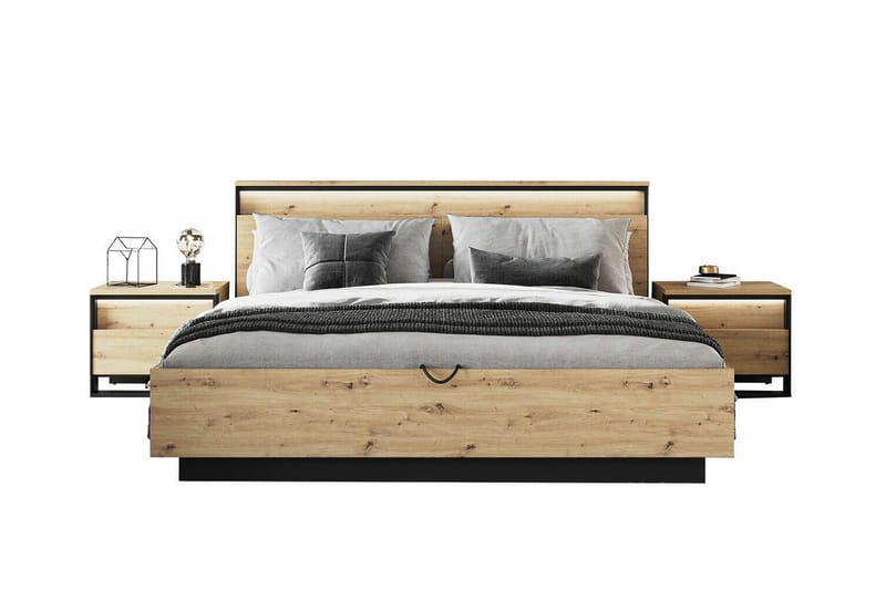 Rathmore Sängram 160x200 cm Black