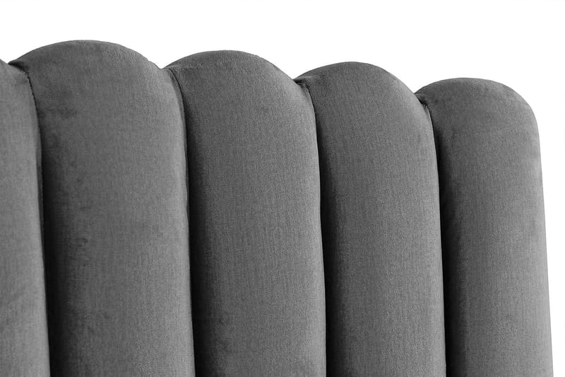 Davia Sänggavel 180 cm - Mörkgrå/Sammet - Products - Möbler - Säng - Sängtillbehör & sänggavel - Sänggavel