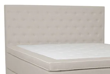 Sänggavel med Knappar 130 cm Hög Beige - 180 cm - Products - Möbler - Säng - Sängtillbehör & sänggavel - Sänggavel