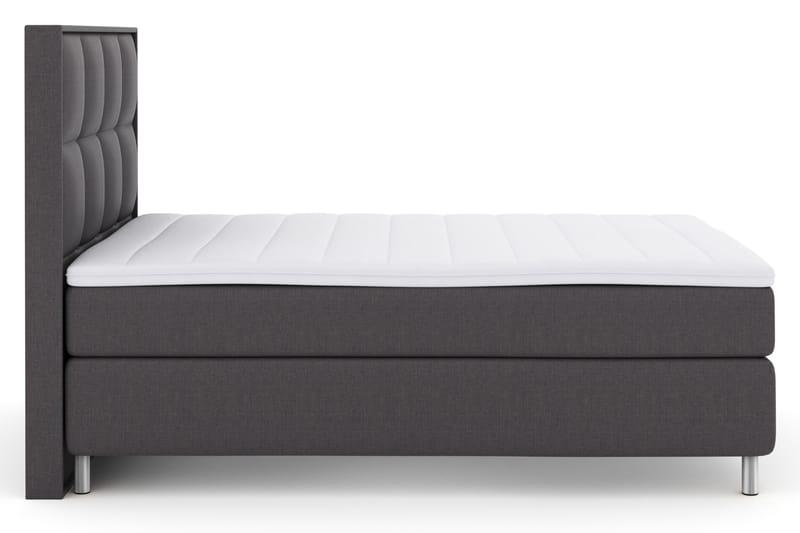 Select No 3 Komplett Sängpaket 140x200 Fast - Mörkgrå/Metall - Products - Möbler - Säng - Kontinentalsäng