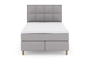 Select No 3 Komplett Sängpaket 140x200 Fast/Medium - Ljusgrå/Koppar - Products - Möbler - Säng - Kontinentalsäng